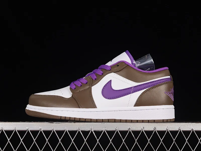 All categories Air Jordan Jordan series basketball shoes Air Jordan 1 Low Air Jordan 1 Low "Palomino" AJ1 Joe 1 Mocha Purple Low-top cultural basketball shoes 553558-215